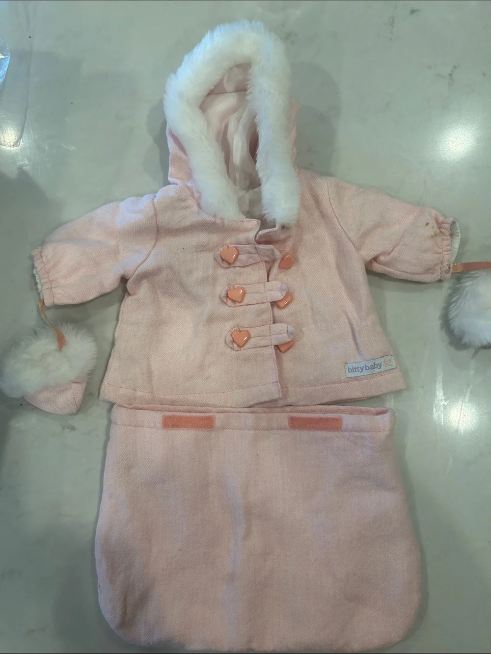 American Girl Pink Doll Winter Coat and Snowsuit Set